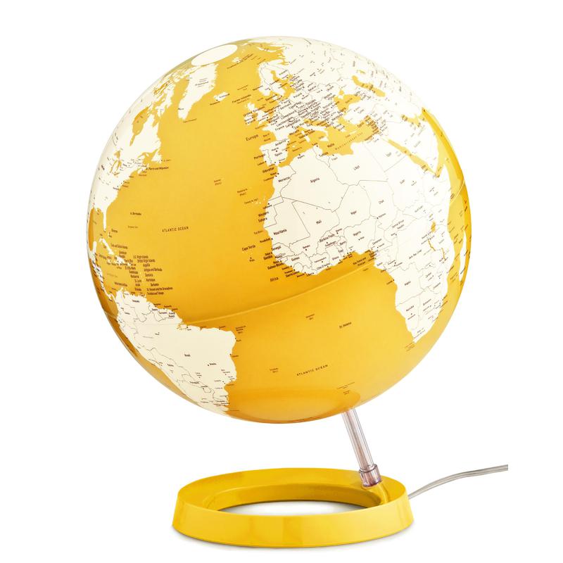 Räthgloben Globo terráqueo Light&Colour Yellow 30cm