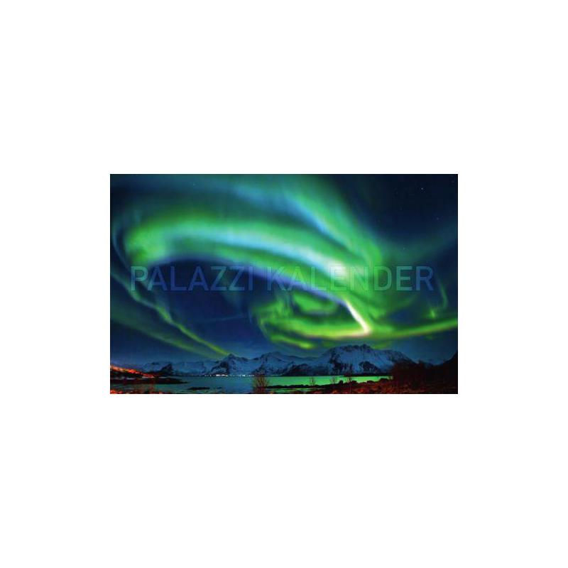 Palazzi Verlag Calendarios Calendario de auroras boreales Polarlicht - Himmlisches Leuchten