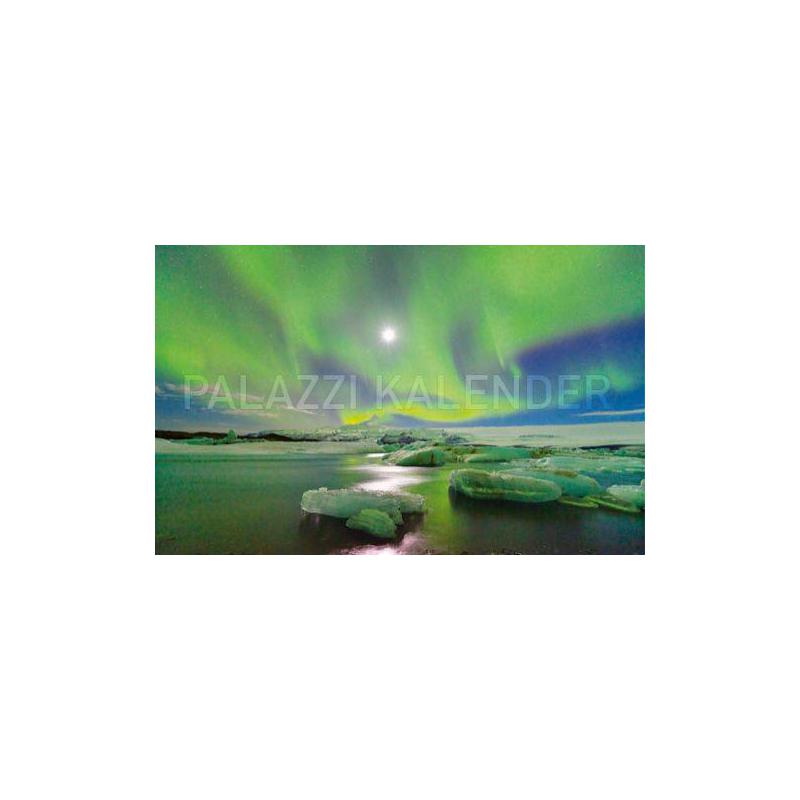 Palazzi Verlag Calendarios Calendario de auroras boreales Polarlicht - Himmlisches Leuchten