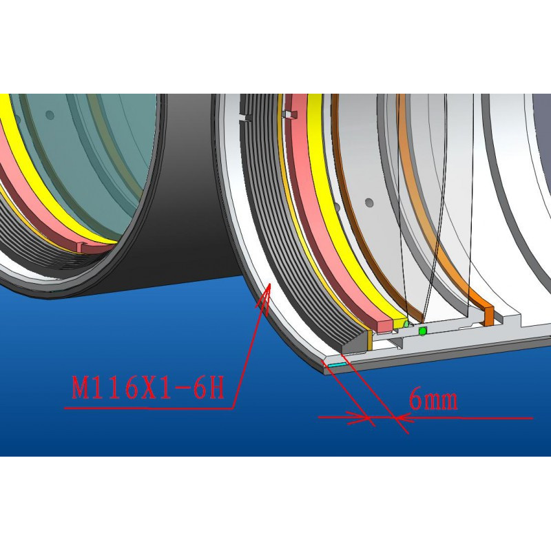 APM Binoculares de 100 mm, 45º ED-Apo 1,25"