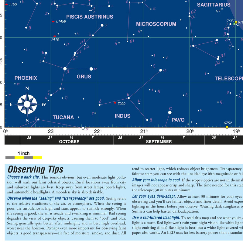 Orion Póster Mapa plegable Deep Map 600