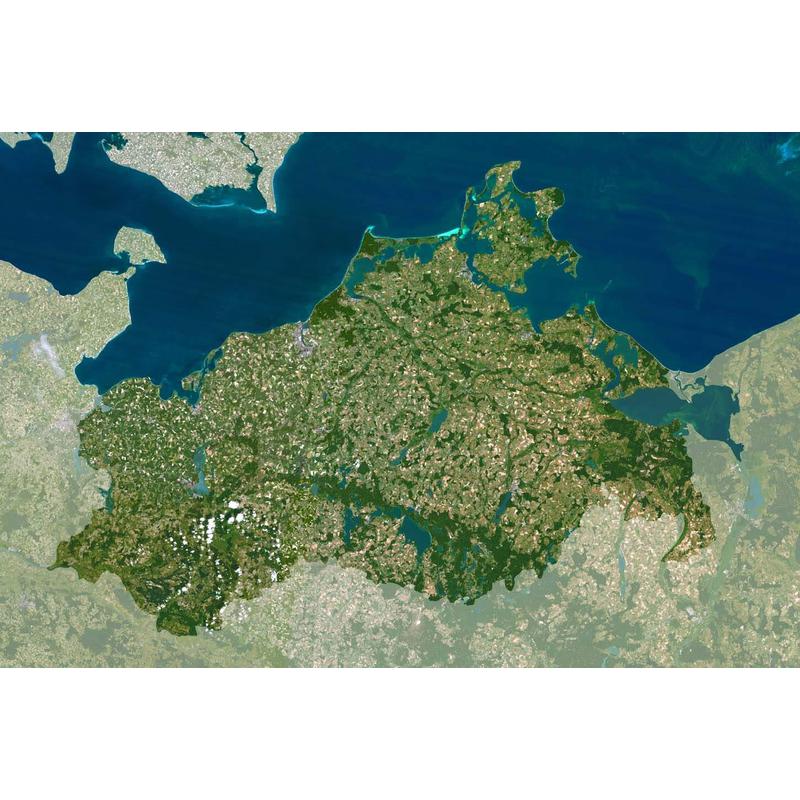 Planet Observer Mapa regional : Mecklemburgo-Pomerania Occidental