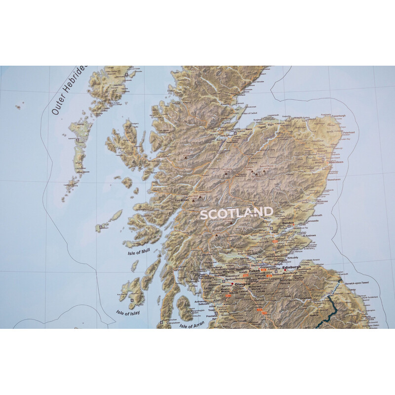 GeoMetro Mapa United Kingdom (100 x 140 cm)
