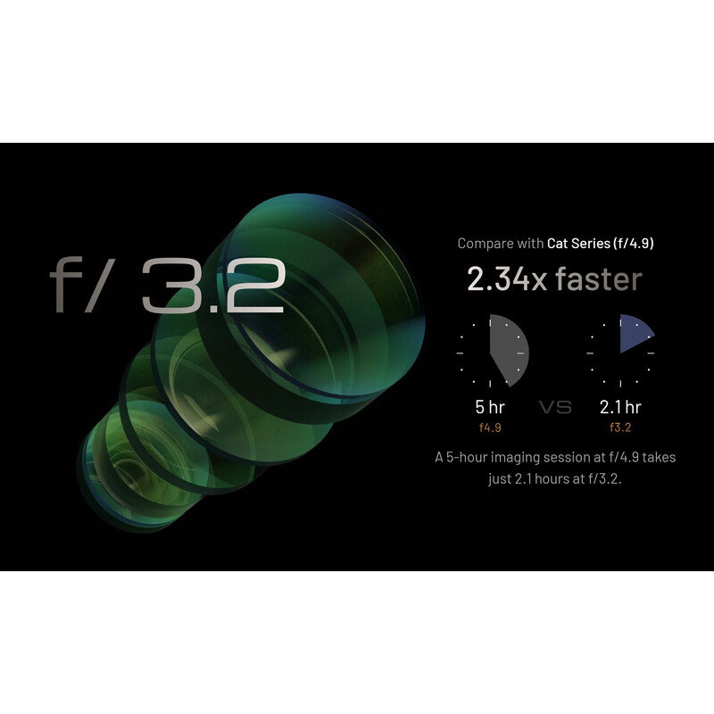 William Optics Refractor apocromático AP 71/230 Mighty-Cat 71 WIFD
