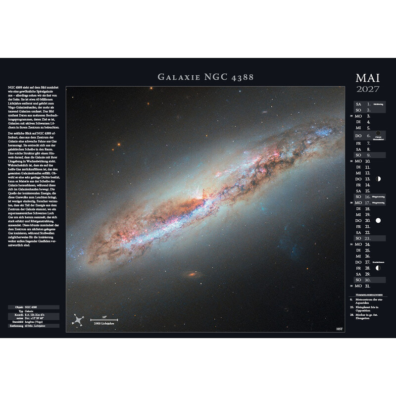 Astronomie-Verlag Calendarios Weltraum-Kalender 2027