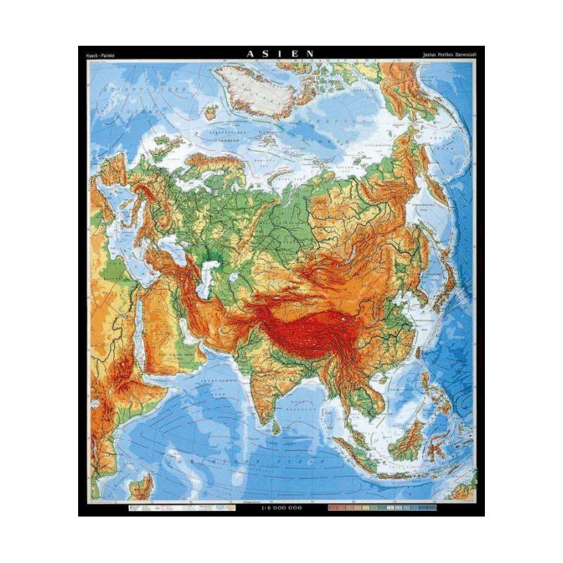 Klett-Perthes Verlag Mapa continental Asia, física