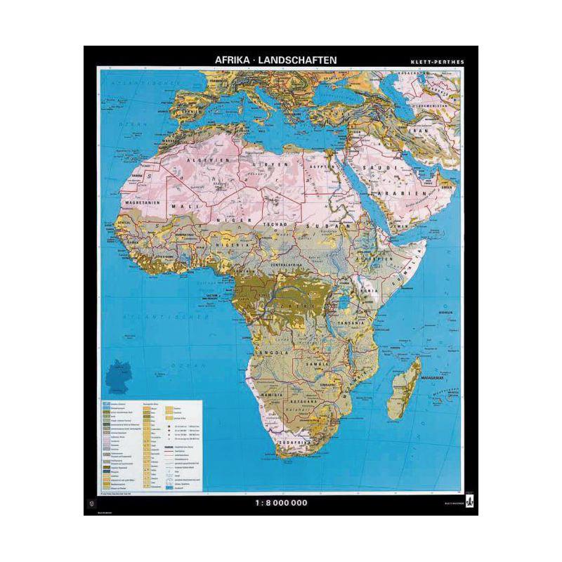 Klett-Perthes Verlag Mapa de paisajes de África