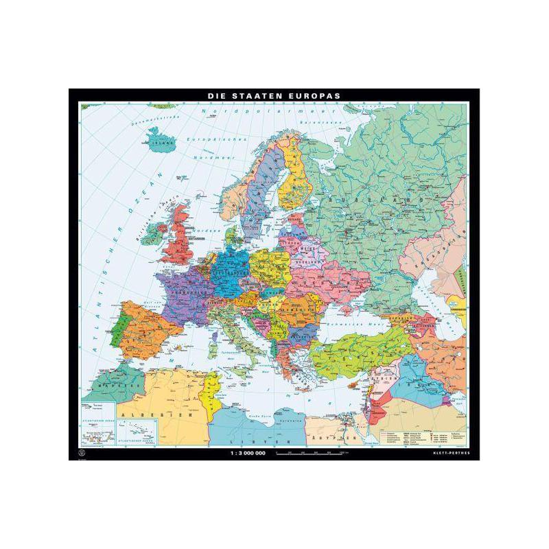 Klett-Perthes Verlag Mapa continental Estados de Europa