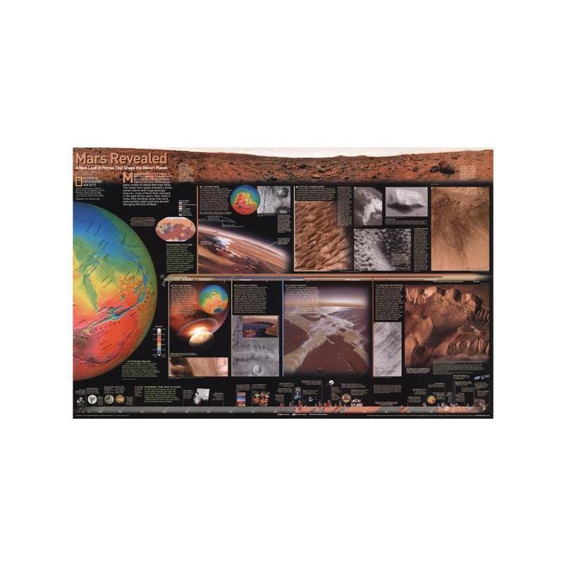 National Geographic Póster Marte, el planeta rojo
