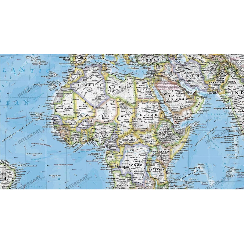 National Geographic Mapamundi (279 x 193 cm)