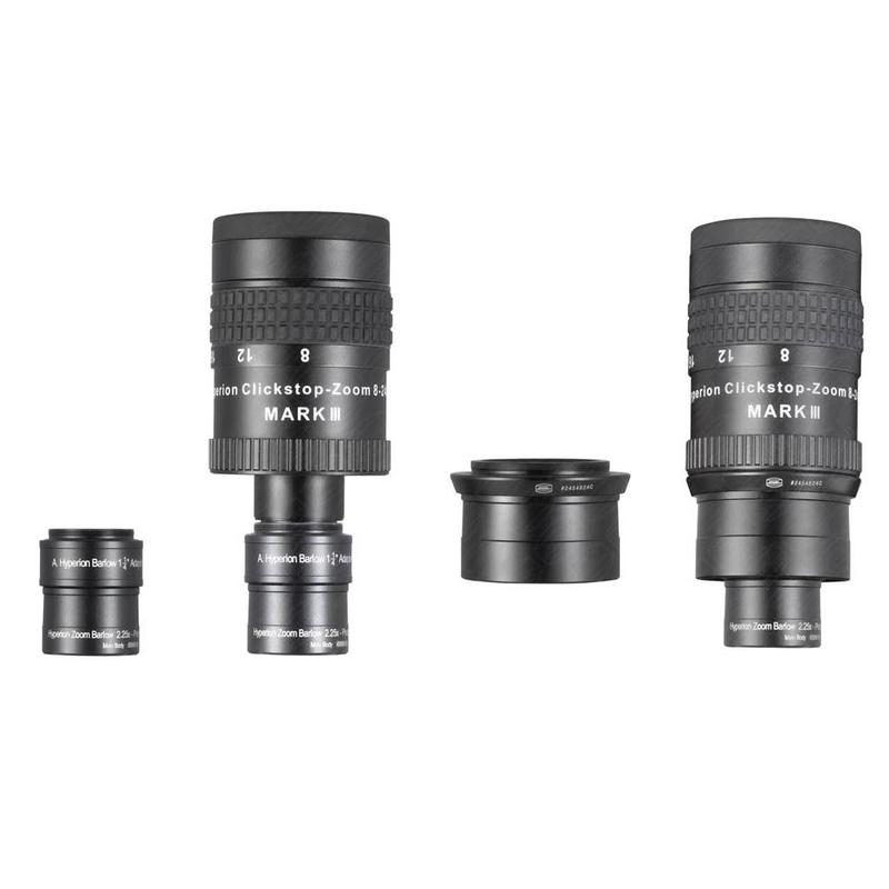 Baader Hyperion 8-24mm Ocular zoom Mark-2" y Barlow 2,25x