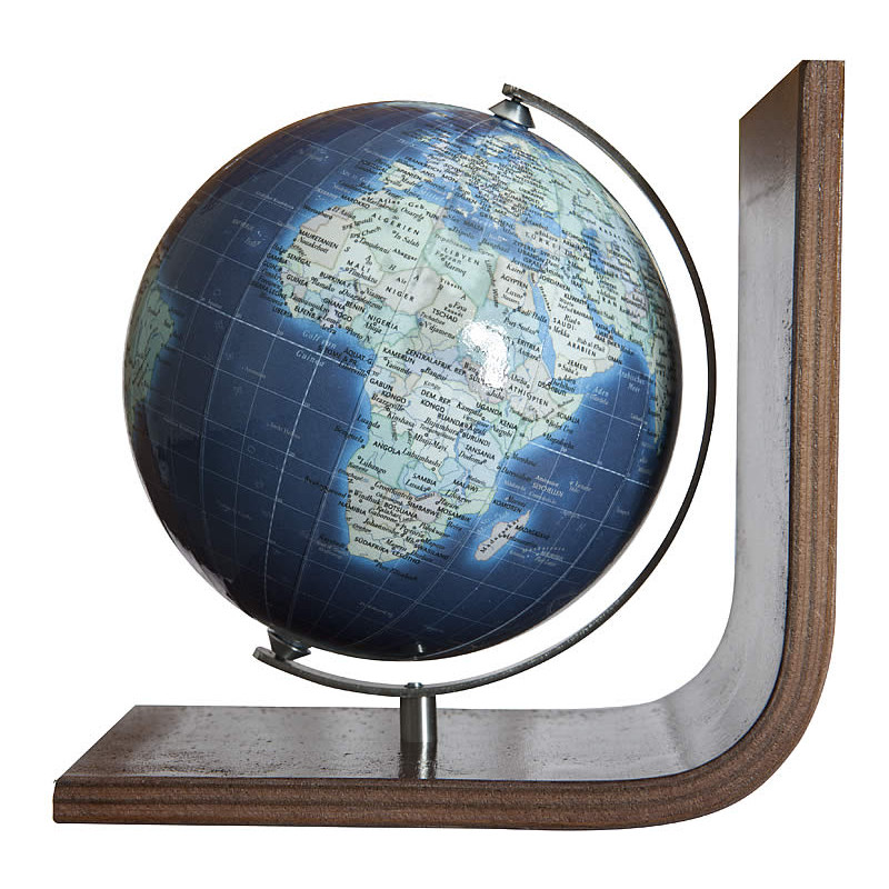 Columbus Globo terráqueo Duo Azzuro bookend globe BS241250