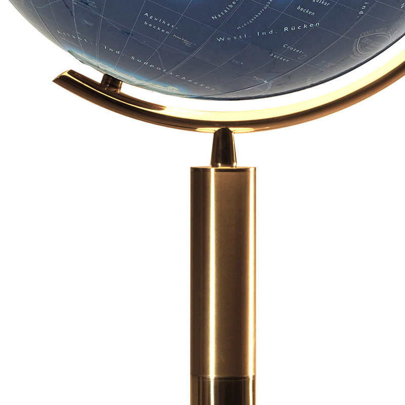 Columbus Globo terráqueo de pie Duo Azzurro Acero noble/ Wenger 40cm