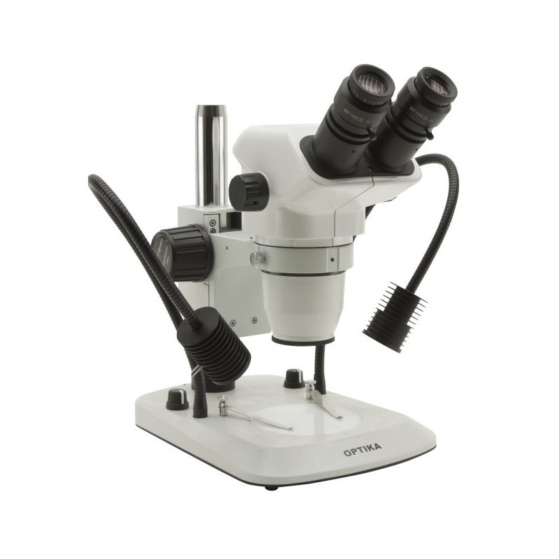 Optika Microscopio estéreo SZN-5, binocular, zoom, 7x-45x, LED