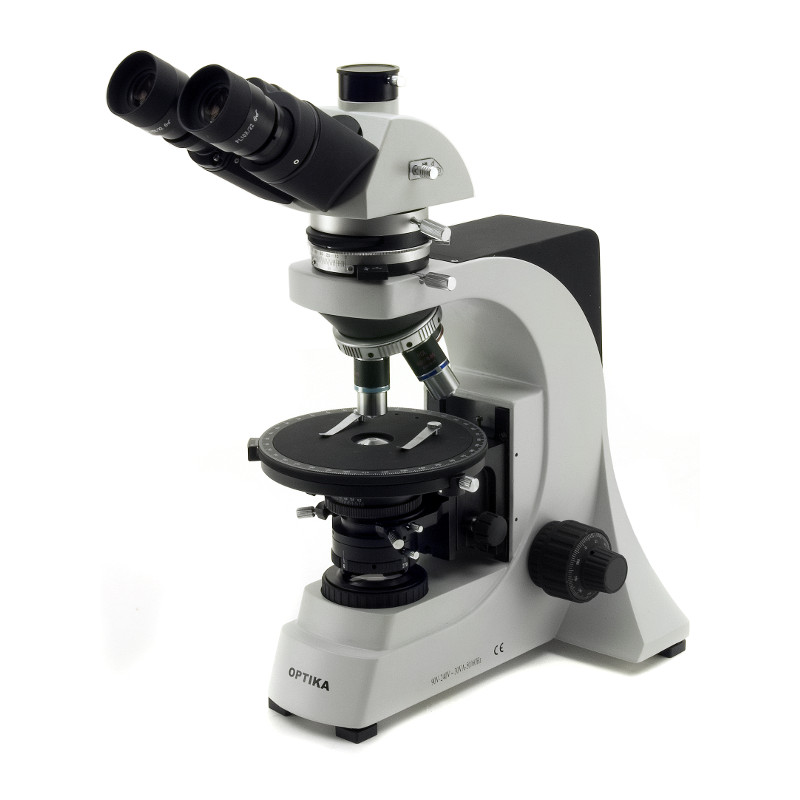 Optika Microscopio B-500POL trinocular microscope, with polarizer ERGO head and X-LED illumination