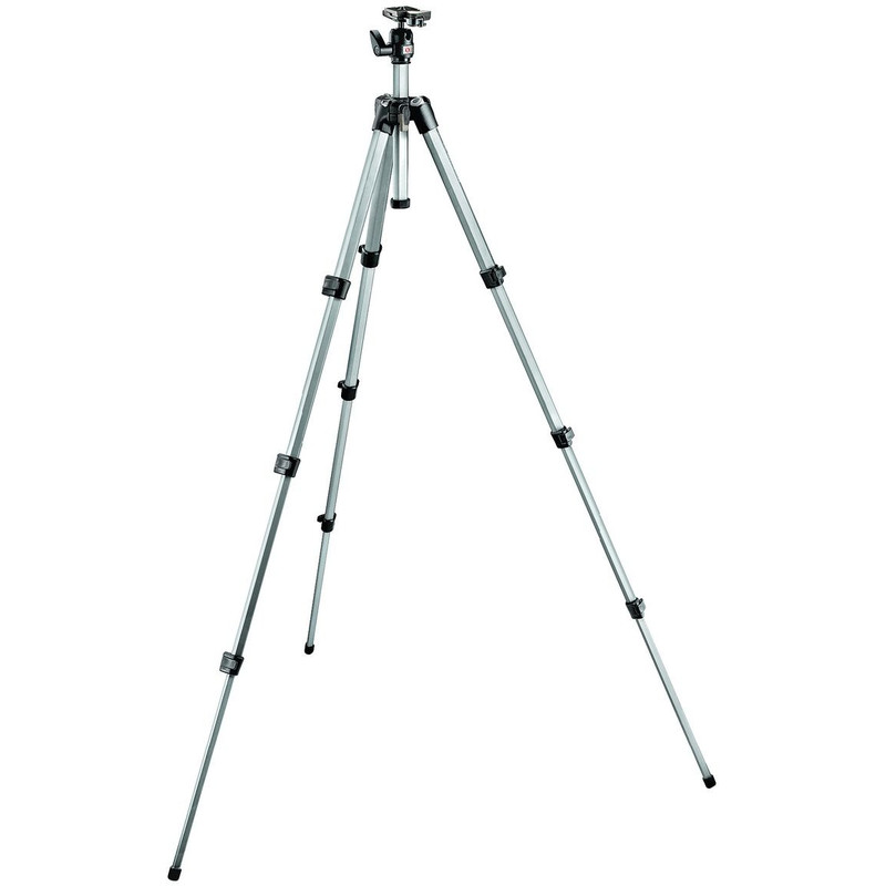 Manfrotto Trípode de aluminio MK394-PQ Stativset mit Kugelkopf