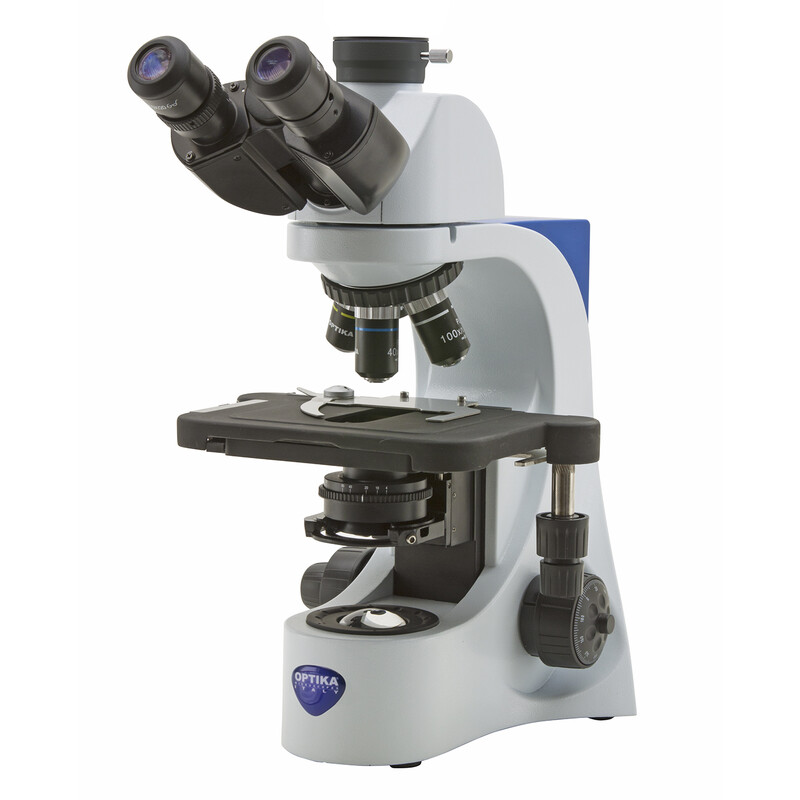 Optika Microscopio B-383PLiIVD, trino, N-PLAN IOS, 40x-1000x, DIV