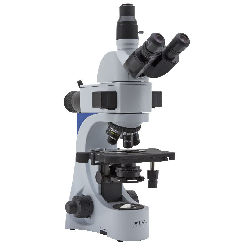 Optika Microscopio B-383LD1-fluorescente, trinocular, filtro B