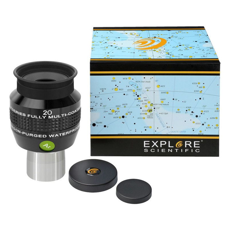 Explore Scientific Ocular 68º, Ar, 20mm, 1,25"