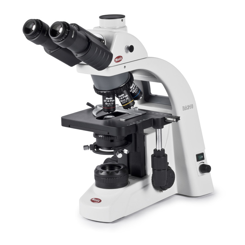 Motic Microscopio BA310 halogen trinocular microscope