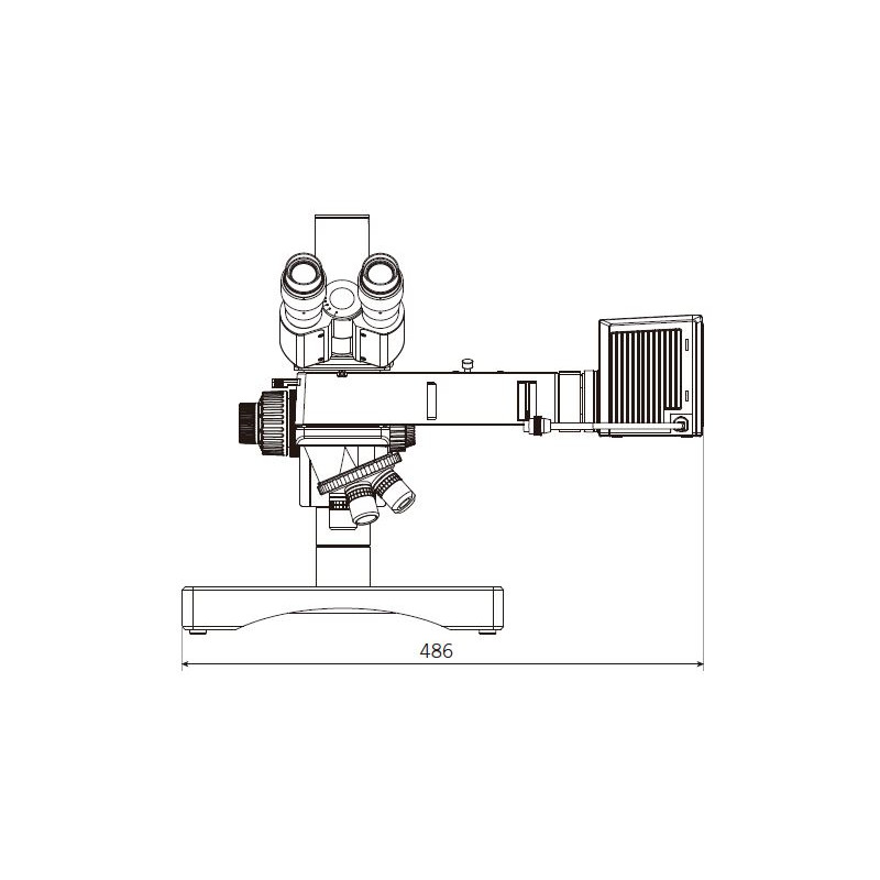 Motic Microscopio BA310 MET-H, trinocular