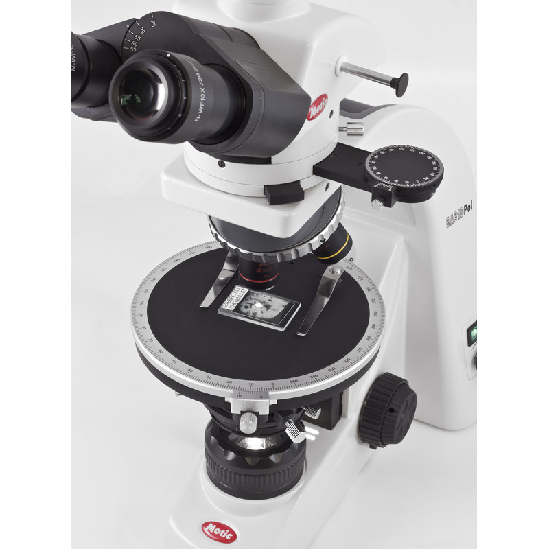 Motic Microscopio BA310 POL, trinocular