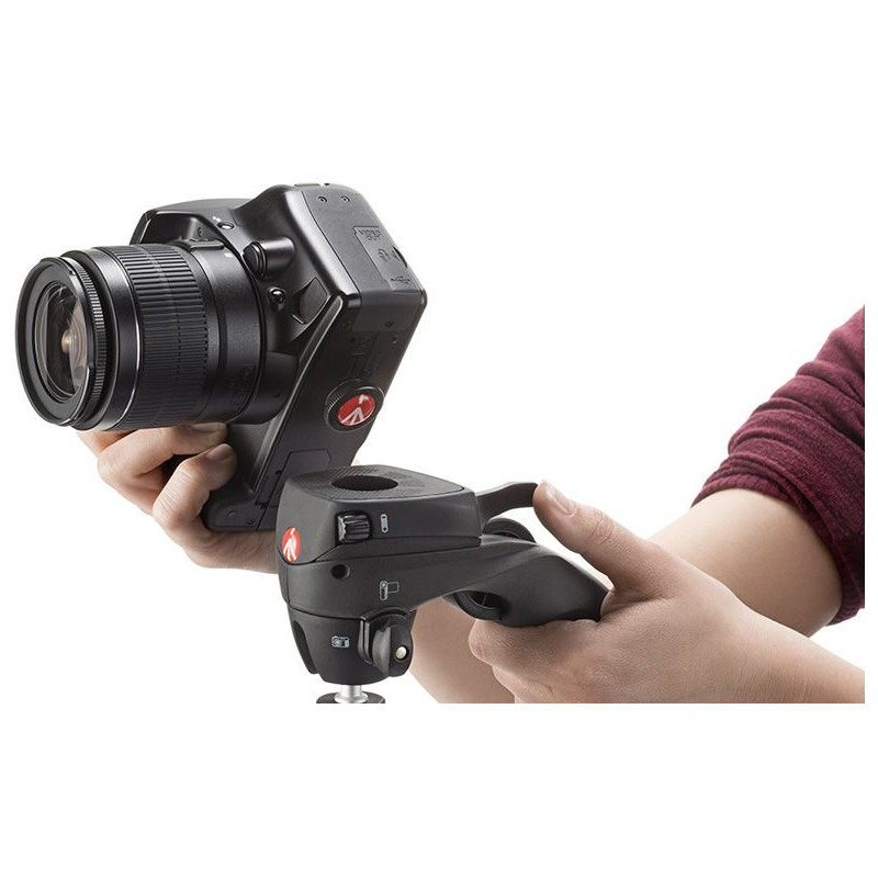 Manfrotto Kit de trípode para fotografía/vídeo Compact Action, negro