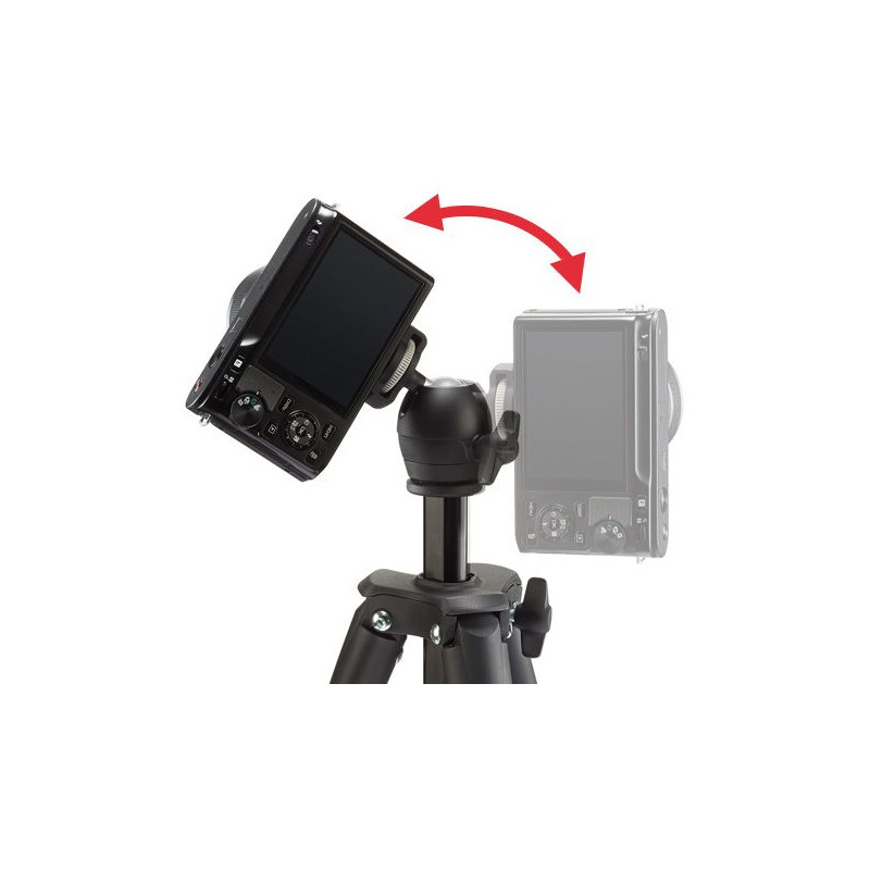 Manfrotto Trípode de aluminio Compact Light, negro