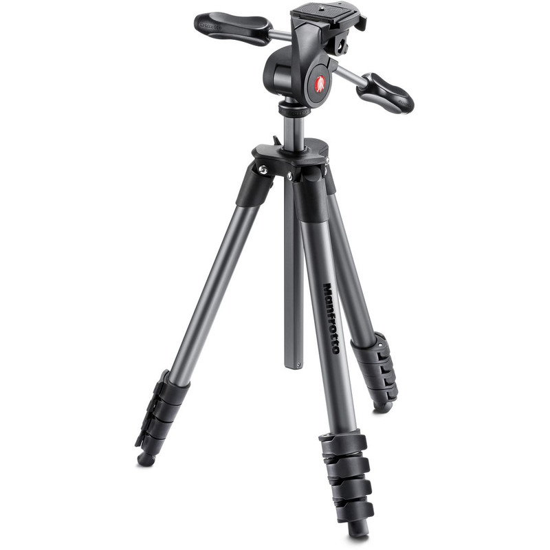 Manfrotto Kit de trípode para fotografía Compact Advanced, negro