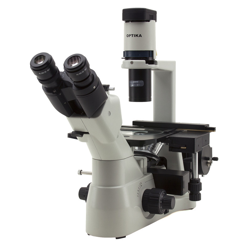 Optika XDS-3FL4, Trinocular, invertido, fluorescencia con 4 Alojamientos de filtro