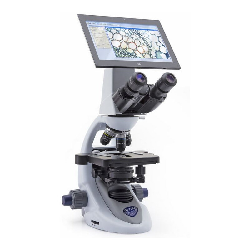 Optika Microscopio digital B-290TB, N-PLAN, con tablet PC