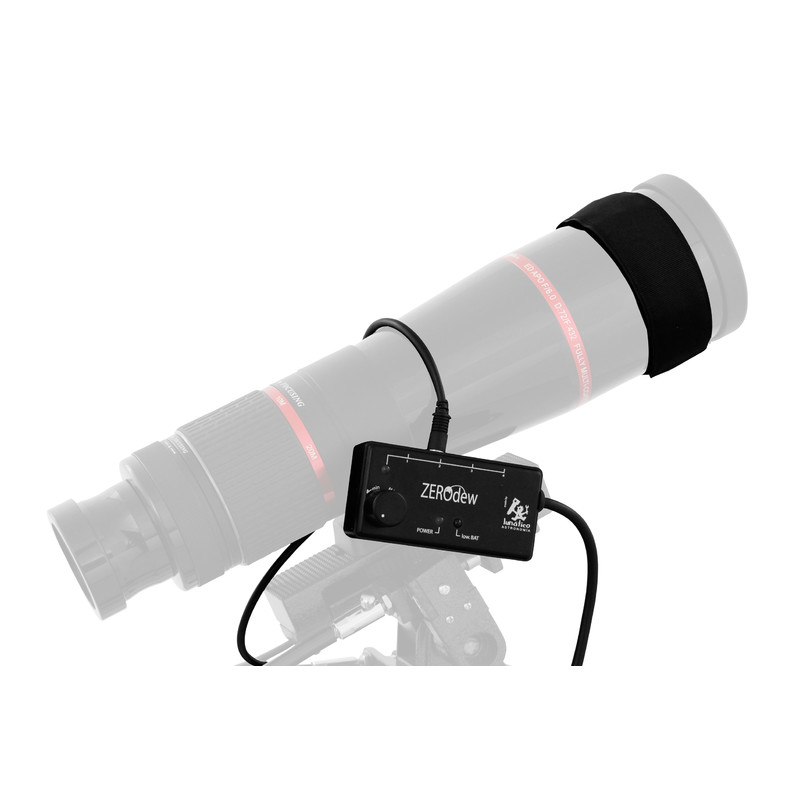 Lunatico Manguito calefactado Cintas calentadoras ZeroDew para tubos ópticos de 100 a 110 mm