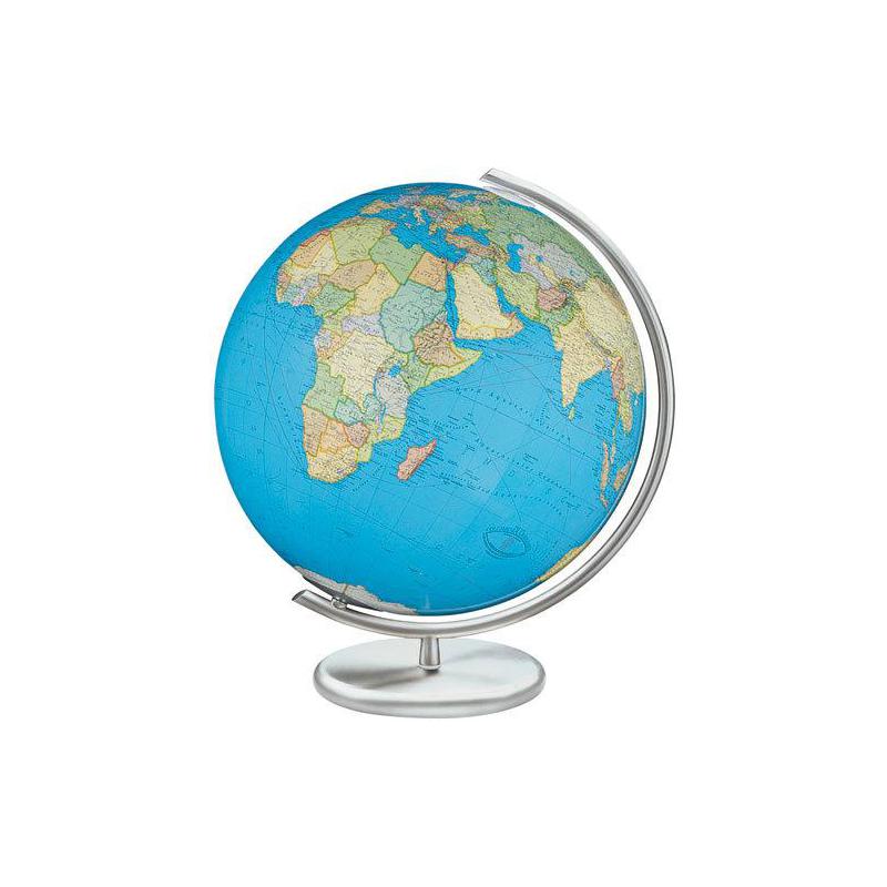 Columbus Globo terráqueo Duo Acero noble 40 cm (Inglés)