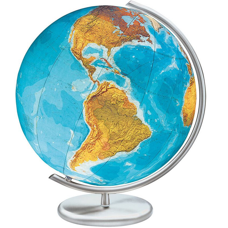 Columbus Globo terráqueo Dúo Acero noble 40 cm