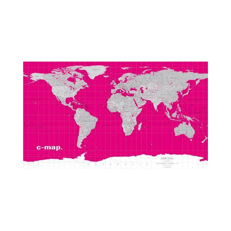Columbus Mapamundi Mapa del mundo C-Map ''magenta''