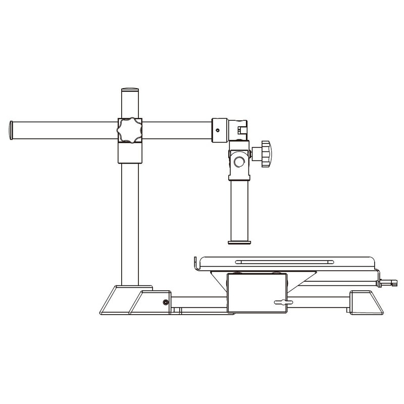 Motic Platina manual grande, mástil de Ø 32 mm