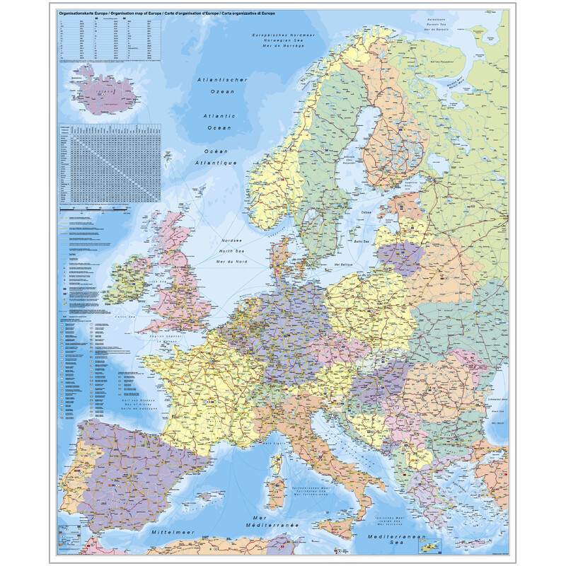Stiefel Europa, mapa organizacional