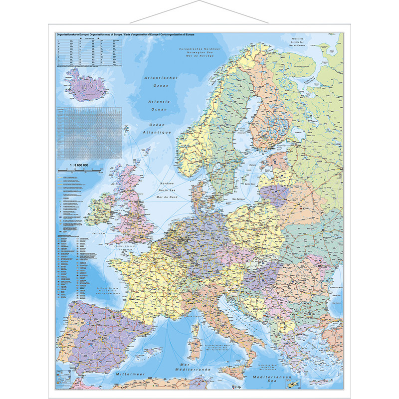 Stiefel Europa, mapa organizacional