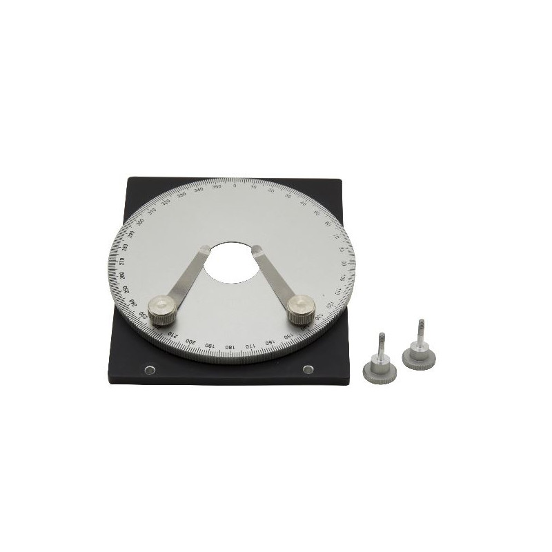 Optika Mesa giratoria M-175.1, para juego de polarización para mesa de 233 x 147 mm