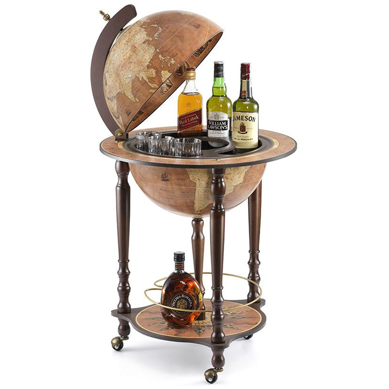 Zoffoli Globo minibar Da Vinci Rust 40cm