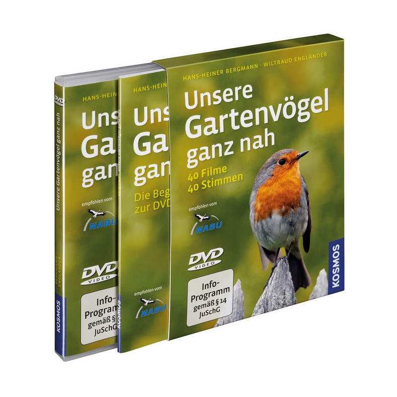 Kosmos Verlag Los pájaros de nuestro jardín de cerca, editorial Kosmos (libro "Unsere Gartenvögel ganz nah" en alemán)