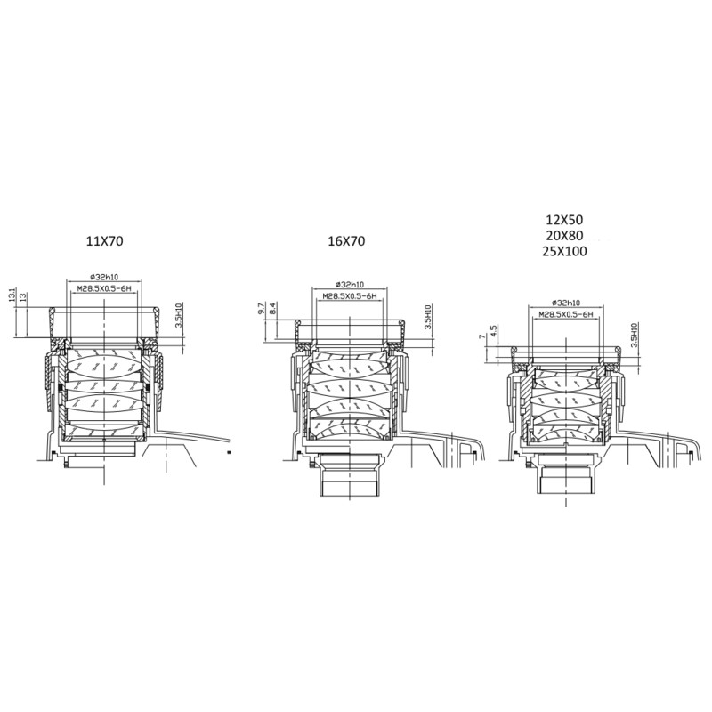 Omegon Binoculares Argus 16x70