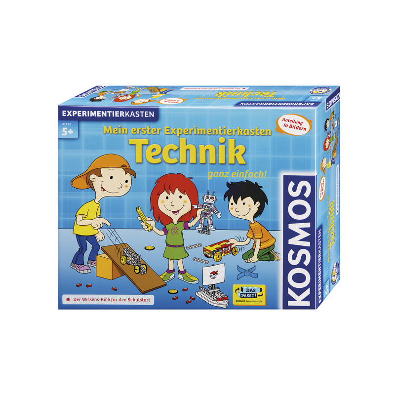 Kosmos Verlag Mi primer kit de experimentos, tecnología simplificada (libro "Mein erster Experimentierkasten - Technik ganz einfach" en alemán)