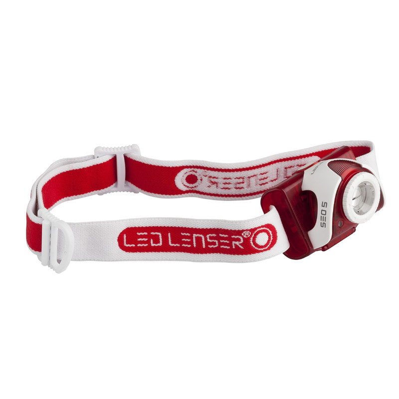 LED LENSER Linterna frontal SEO5 roja