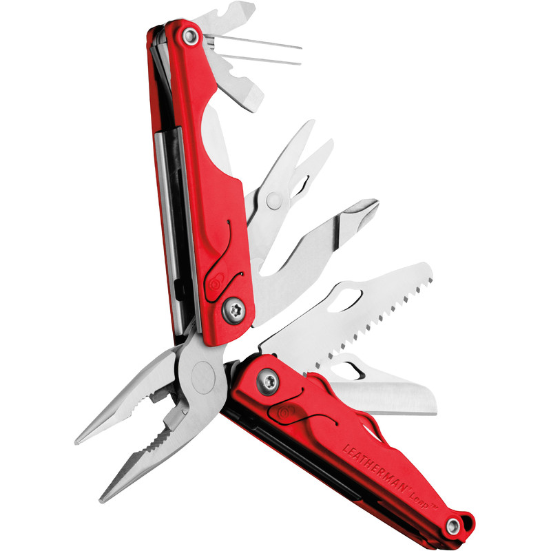 Leatherman Multiherramienta Kinder-Multitool LEAP rot