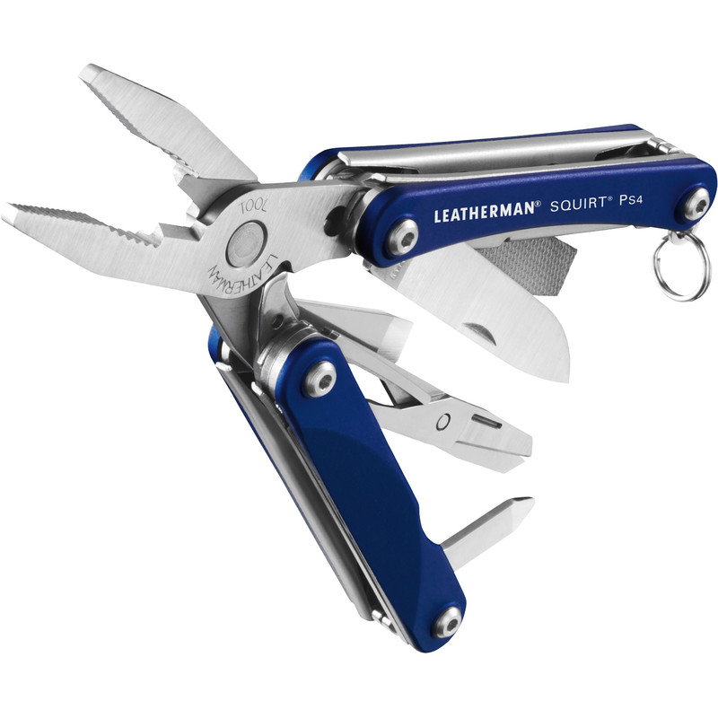 Leatherman Multiherramienta Multitool SQUIRT PS4 Blue