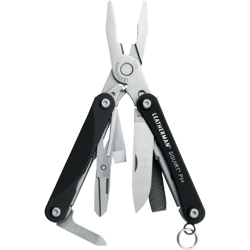 Leatherman Multiherramienta Multitool SQUIRT PS4 Black