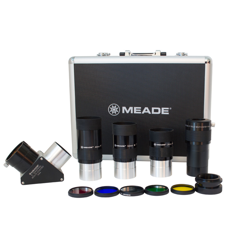 Meade Juego de oculares S 4000, 3 oculares y accesorios, 2"