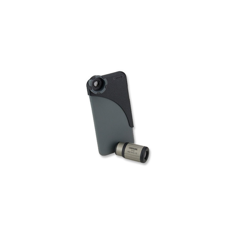 Carson Monocular HookUpz 7x18 con adaptador para smartphone iPhone 6