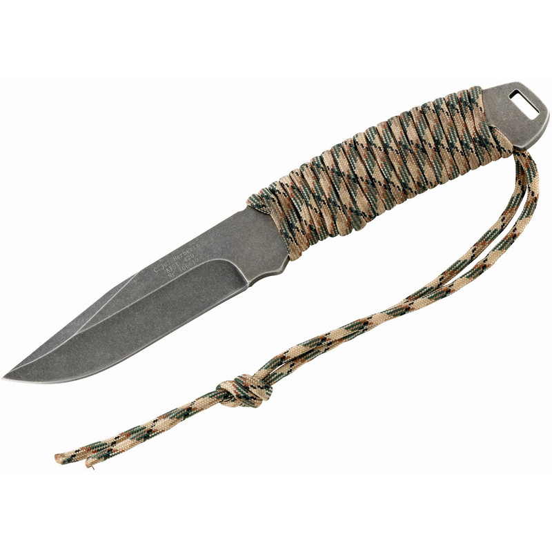 Herbertz Cuchillos Cuchillo de monte, lavado a piedra, cordel, 106810